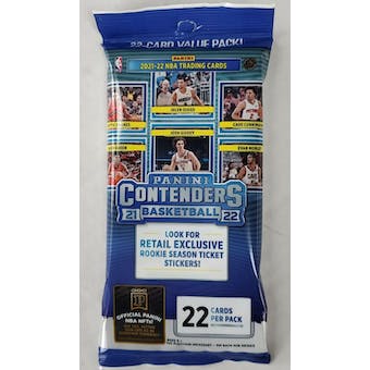2021/22 Panini Contenders NBA Basketball Fat / Value Pack - Pastime Sports & Games