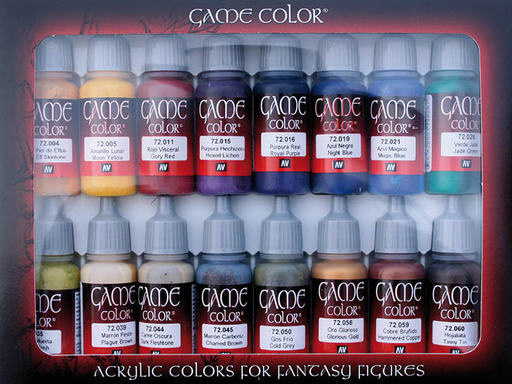 Vallejo Game Color Advanced Paint Set - Pastime Sports & Games