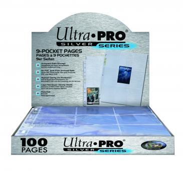 Ultra Pro Silver Series 9-Pocket Pages - Pastime Sports & Games