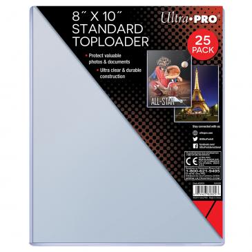 Ultra Pro 8"X10" Standard Toploader - Pastime Sports & Games