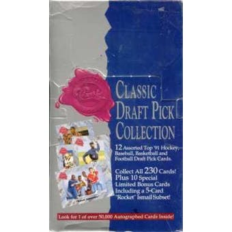 1991 Classic Four Sport Draft Pick Collection Wax - Pastime Sports & Games