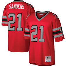 Deion Sanders Atlanta Falcons Football Jersey Mitchell & Ness - Pastime Sports & Games