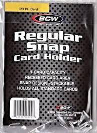 BCW Regular Snap Card Holder - Pastime Sports & Games