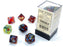 Chessex 7pc RPG Dice Set Nebula Primary/Blue CHX27559 - Pastime Sports & Games