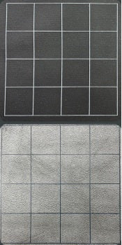 Megamat 1" Square Reversible 34.5"X48" Black & Grey Mat - Pastime Sports & Games