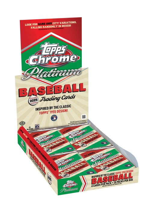 2025 Topps Chrome Platinum '55 MLB Baseball Hobby Box
