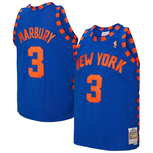 Stephon Marbury New York Knicks 2005/06 Royal Hardwood Classics Swingman Basketball Jersey - Pastime Sports & Games