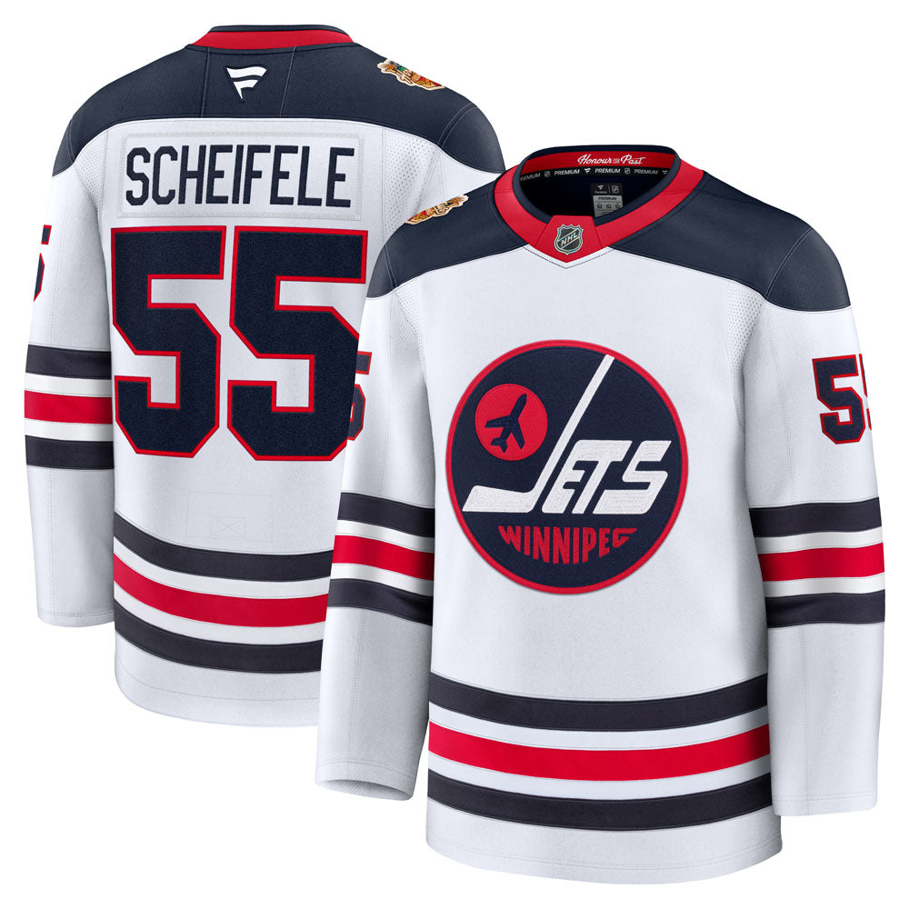 Mark Scheifele Winnipeg Jets 2026 White Heritage Classic Premium Away Hockey Jersey - Pastime Sports & Games