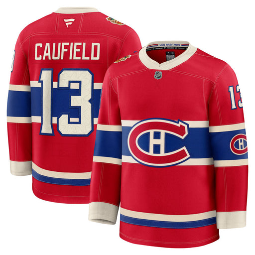 Cole Caufield Montreal Canadiens 2026 Red Heritage Classic Premium Home Hockey Jersey - Pastime Sports & Games