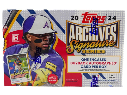 2024 Topps Archives Signature Series MLB Baseball Hobby Box / Case - Pastime Sports & Games