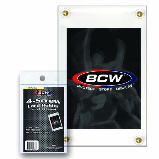 BCW 4-Screwdown Card Holder Non-Recessed