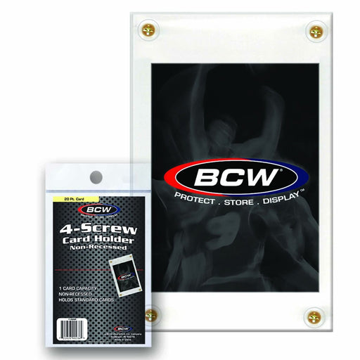 BCW 4-Screw Card Holder Non-Recessed