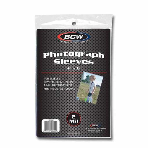 BCW 4x6 Photograph Sleeves - Pastime Sports & Games