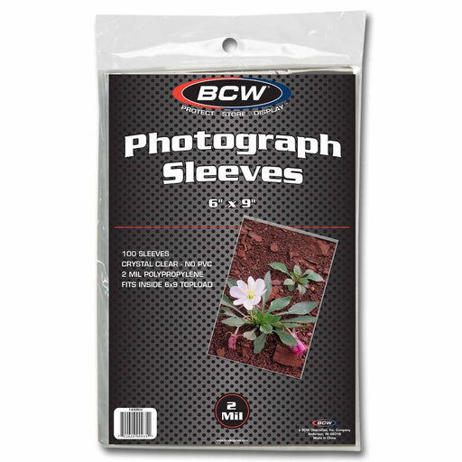 BCW 6x9 Photograph Sleeves - Pastime Sports & Games