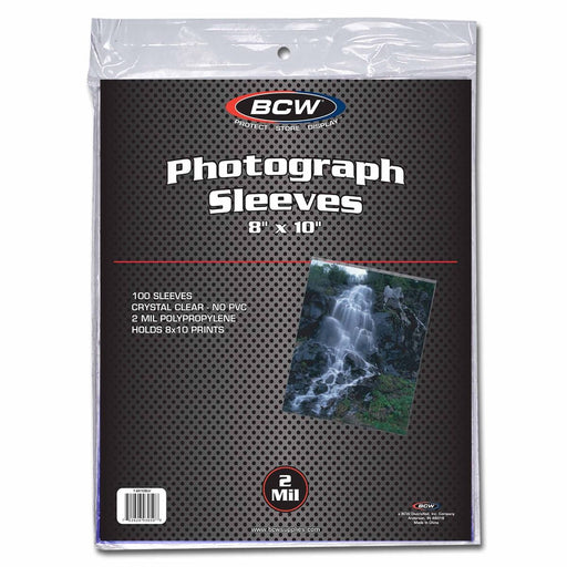 BCW 8x10 Photograph Sleeves - Pastime Sports & Games