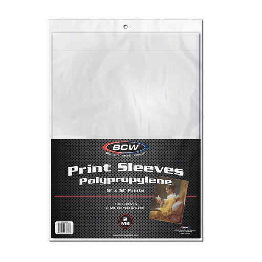 BCW 9x12 Print Sleeves - Pastime Sports & Games