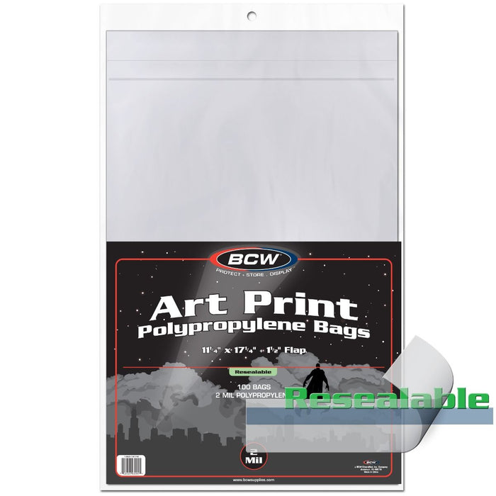 BCW Art Print Resealable Bags | Pastime Sports & Games
