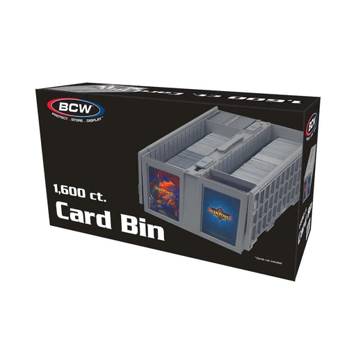 BCW Collectible Card Bin 1600 Gray