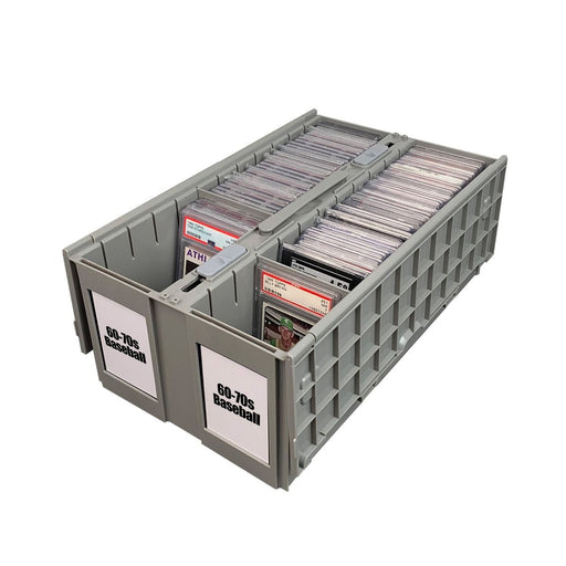 BCW Grey Card Bins - Pastime Sports & Games