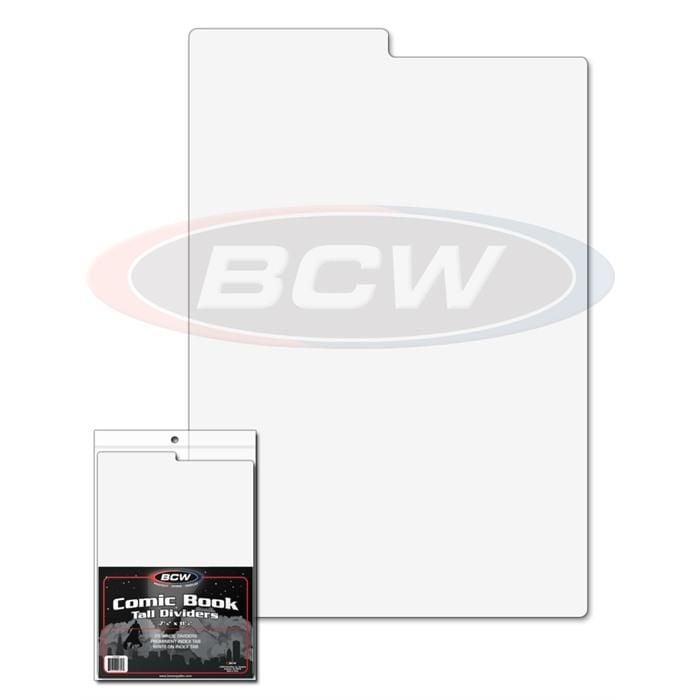 BCW Tall Comic Book Dividers - Pastime Sports & Games