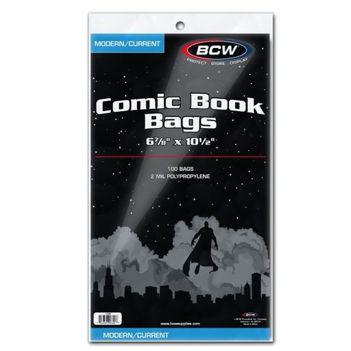BCW Modern/Current Comic Book Bags - Pastime Sports & Games