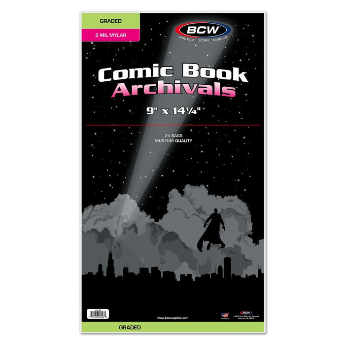 BCW Comic Book Archivals 2 MIL Mylar - Pastime Sports & Games