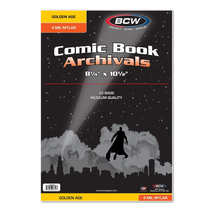 BCW Comic Book Archivals 4 MIL Mylar - Pastime Sports & Games