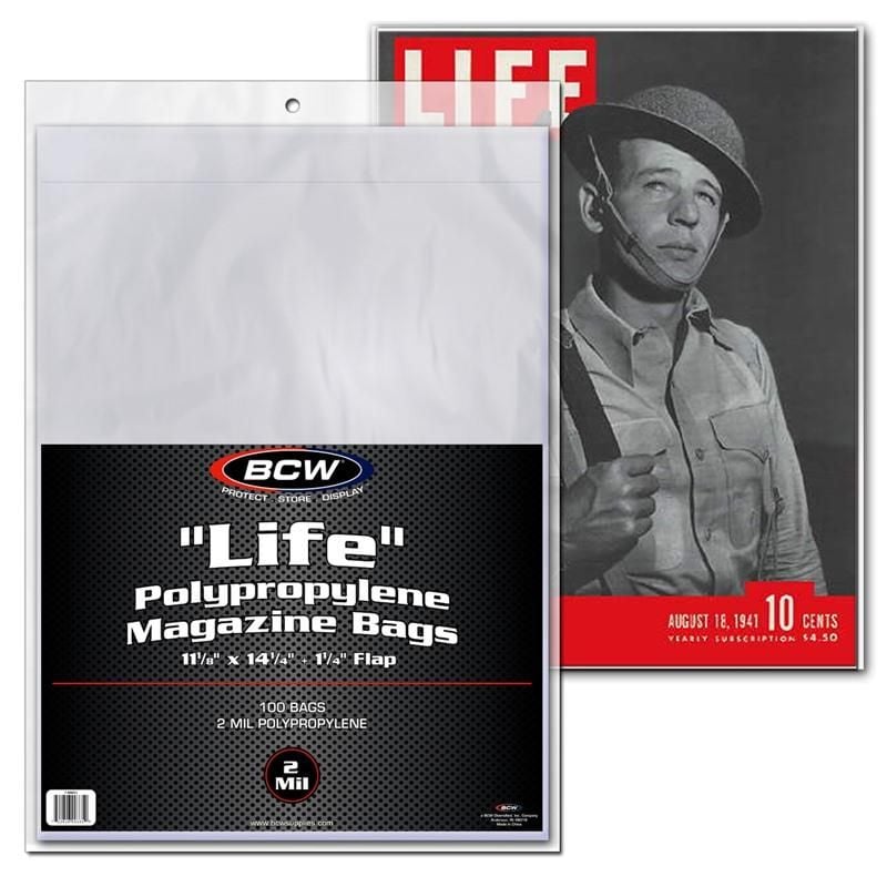 BCW "Life" Magazine Bags - Pastime Sports & Games