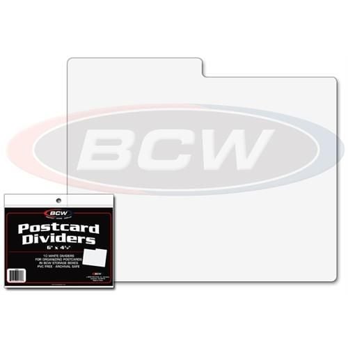 BCW Postcard Dividers - Pastime Sports & Games
