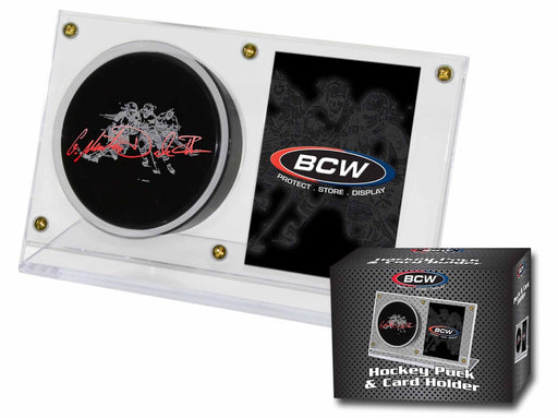 BCW Hockey Puck & Card Holder - Pastime Sports & Games
