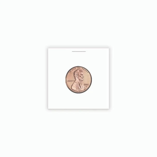 BCW 2x2 Coin Paper Flips Bulk Pack