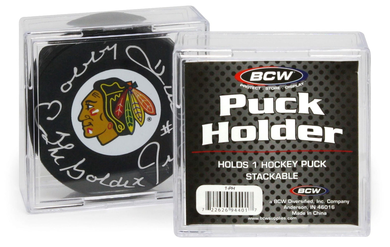 BCW Square Puck Holder - Pastime Sports & Games