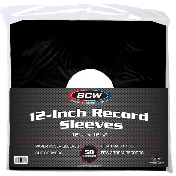 BCW 12-Inch Record Inner Sleeves