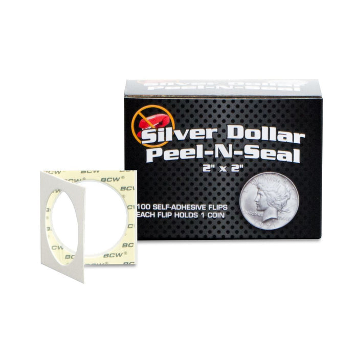 BCW Peel-N-Seal Coin Sleeve - Pastime Sports & Games