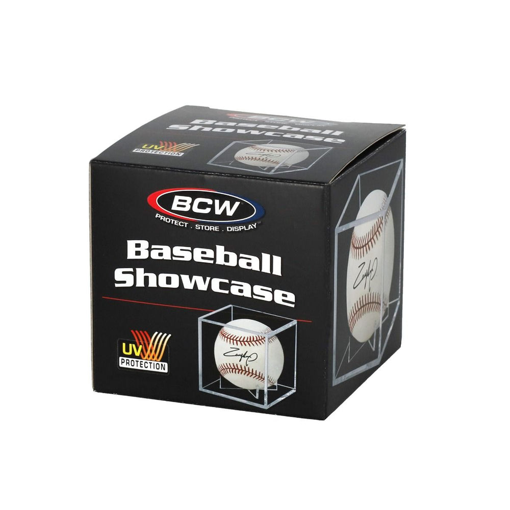 BCW Baseball UV Showcase With Built-In Stand - Pastime Sports & Games