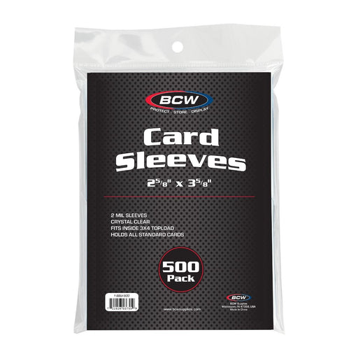 BCW Card Sleeves 500 Pack