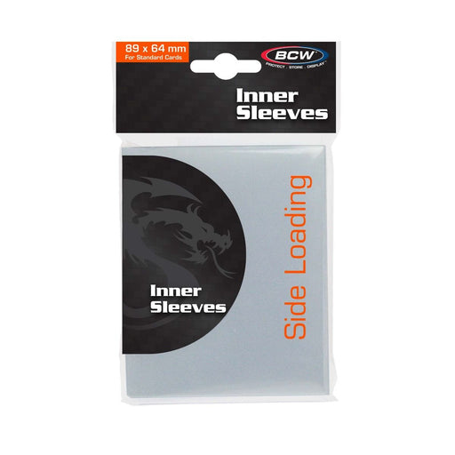BCW Side Loading Inner Sleeves - Pastime Sports & Games