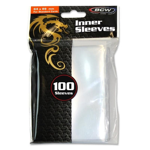 BCW Standard Inner Sleeves - Pastime Sports & Games