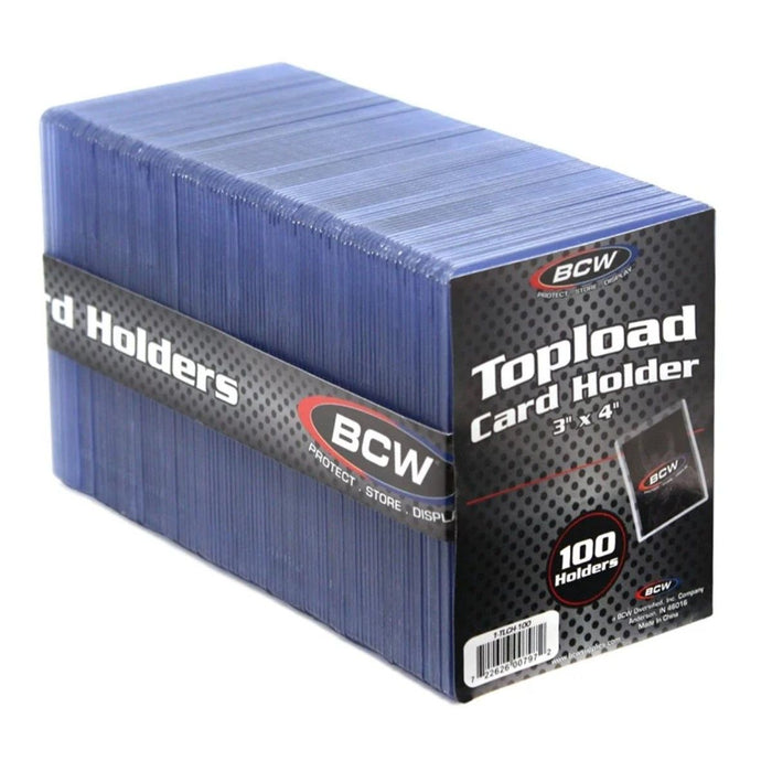 BCW Topload Card Holder Top Load 3x4