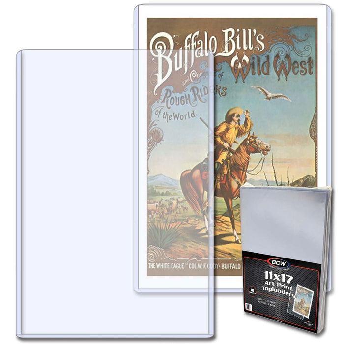 BCW 11x17 Art Print Toploaders - Pastime Sports & Games