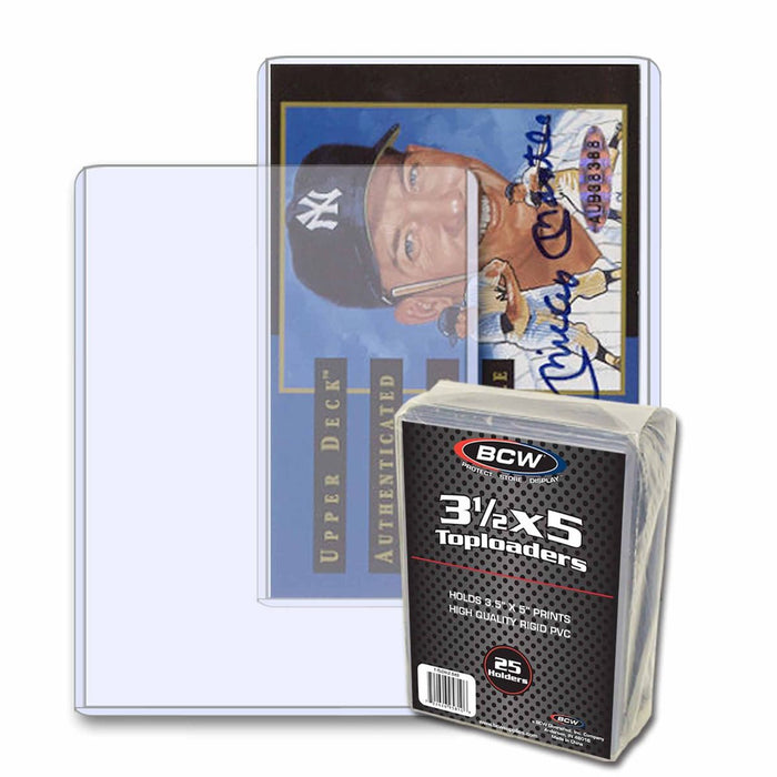 BCW 3.5x5 Toploaders - Pastime Sports & Games