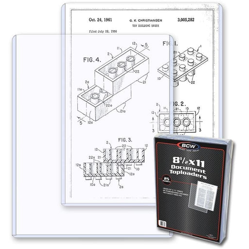 BCW 8.5X11 Photo Toploaders