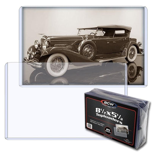 BCW 8.5x5.5 Toploaders - Pastime Sports & Games