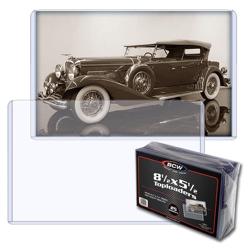 BCW 8.5x5.5 Toploaders - Pastime Sports & Games