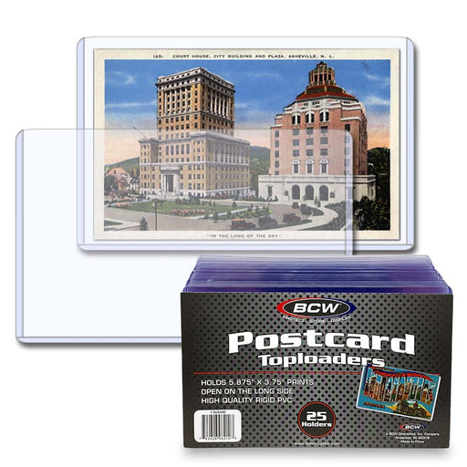 BCW Postcard Toploaders - Pastime Sports & Games