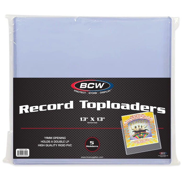 BCW 12-Inch Record Toploaders - Pastime Sports & Games