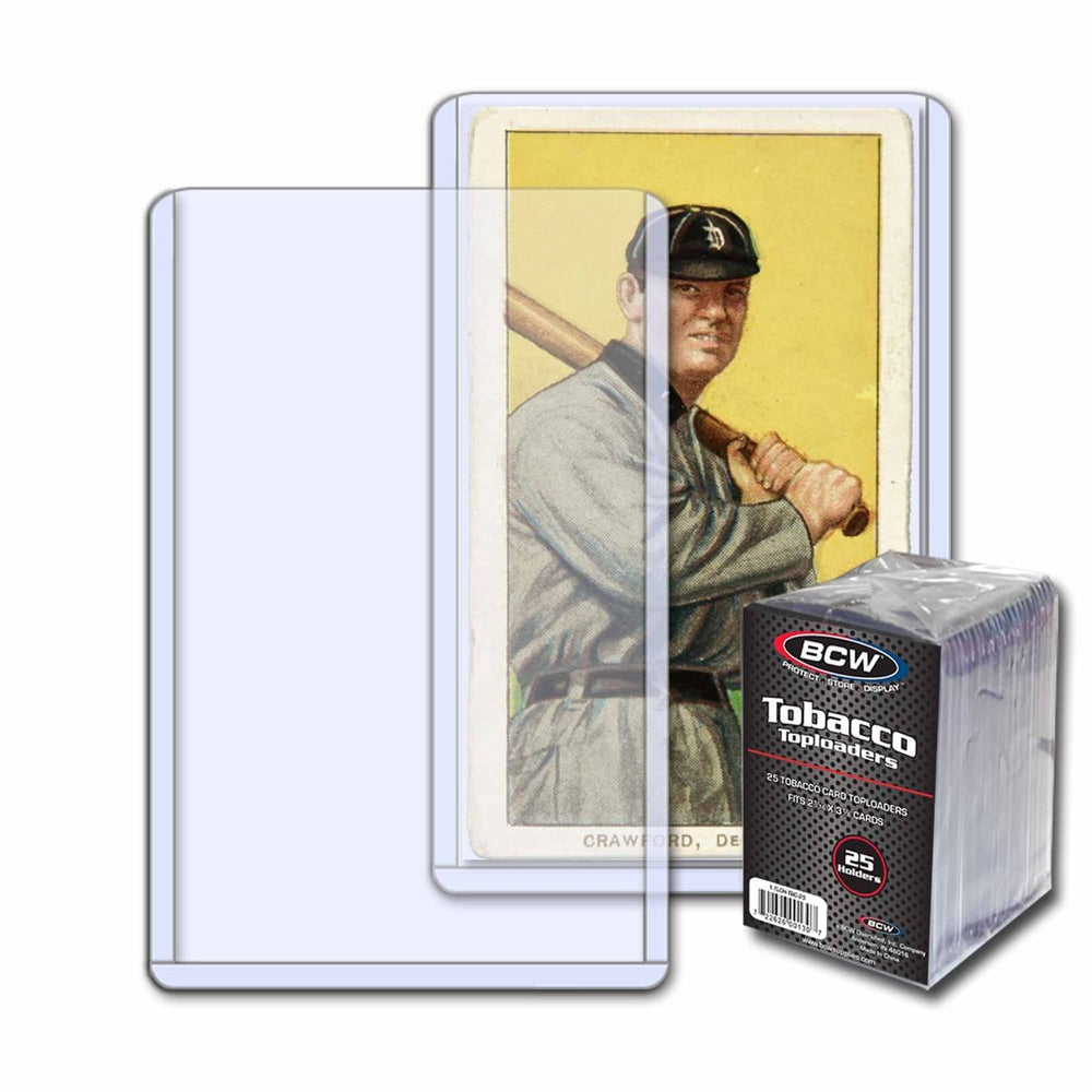 BCW Tobacco Toploaders - Pastime Sports & Games