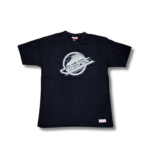 Vancouver Canucks Black Bone In Boxy T-Shirt - Pastime Sports & Games