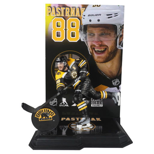 David Pastrnak Boston Bruins 7" NHL Posed Figure - Pastime Sports & Games