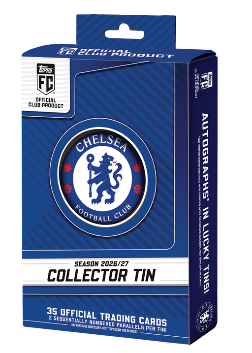 2026/27 Topps Chelsea Football Club Collector Tin